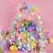 33ft Easter Tinsel Garland with LED Lights Colorful Spring Garland Perfect Easter Decorations Indoor Decor for Mantle, Home & Holiday